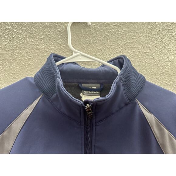 Mens New Balance York Revolution Baseball Jacket Size Small Navy Blue Zip Up - Picture 5 of 16